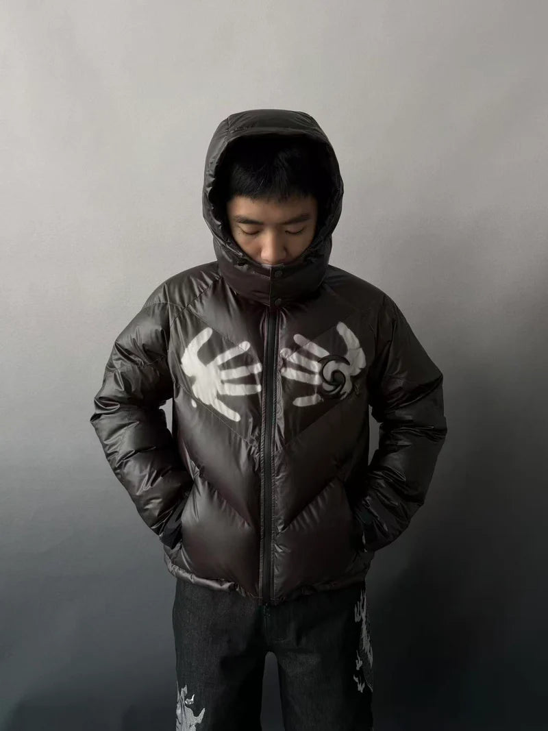 “Dissipate” HEAT REACTIVE PUFFER - Tungsten Steel Black