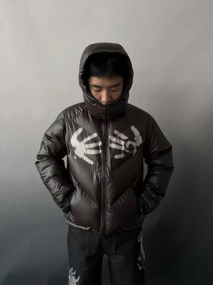 “Dissipate” HEAT REACTIVE PUFFER - Tungsten Steel Black