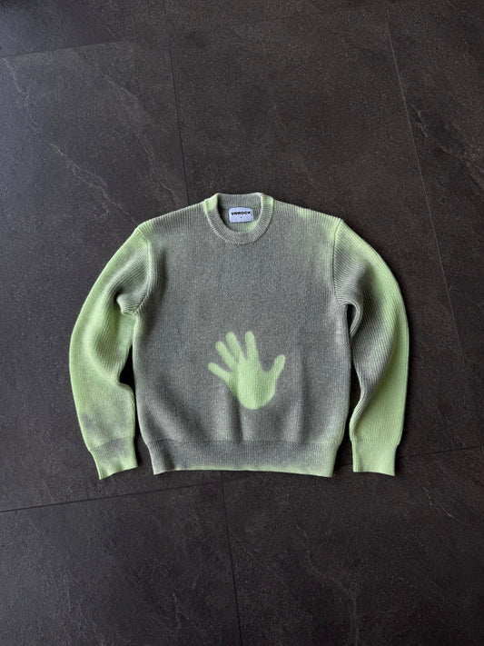 HEAT REACTIVE LONGSLEEVE KNIT - GREEN