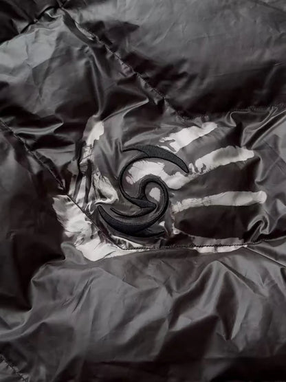 “Dissipate” HEAT REACTIVE PUFFER - Tungsten Steel Black